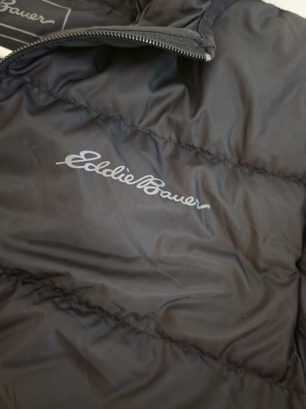 Eddie Bauer Men's Black Puffer Jacket